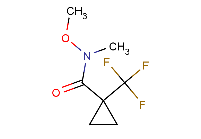 N-methoxy-N-methyl-1-(trifluoromethyl)cyclopropane-1-carboxamide