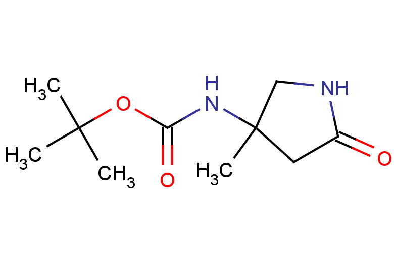 tert-butyl N-(3-methyl-5-oxopyrrolidin-3-yl)carbamate