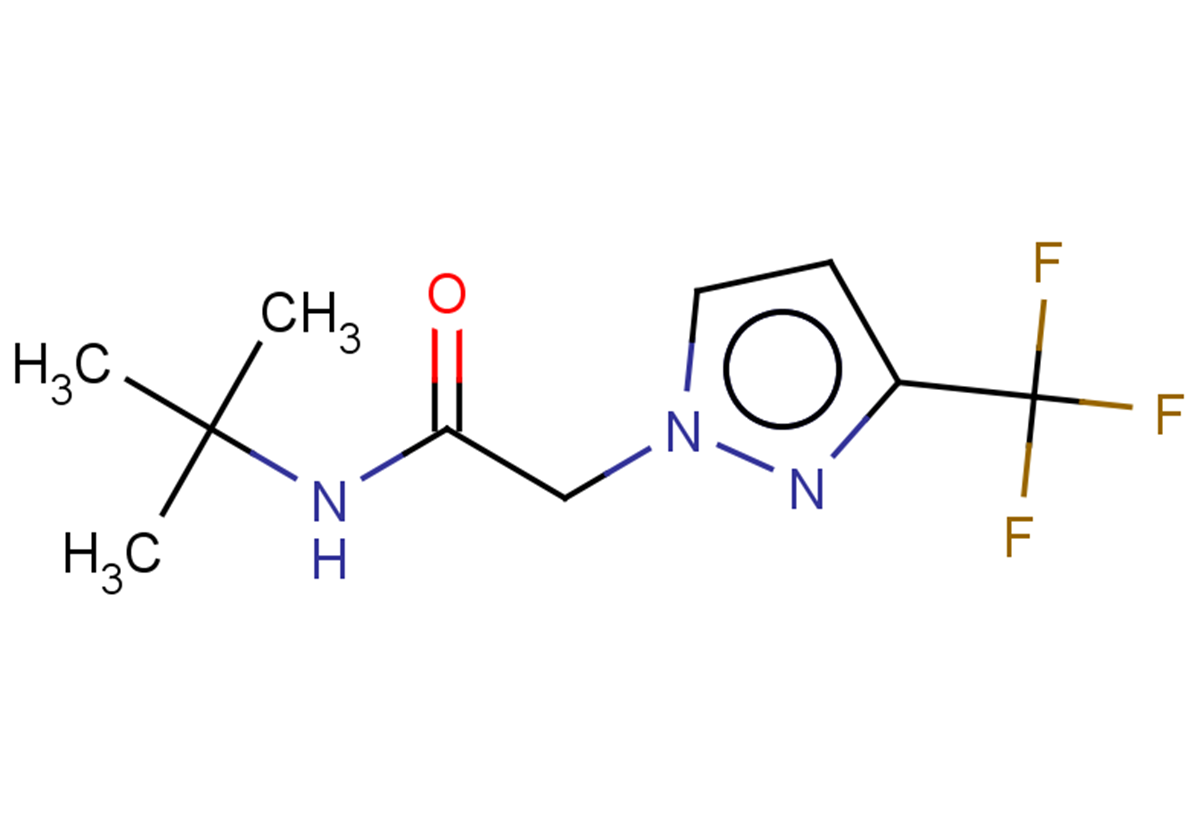 N-tert-butyl-2-[3-(trifluoromethyl)-1H-pyrazol-1-yl]acetamide