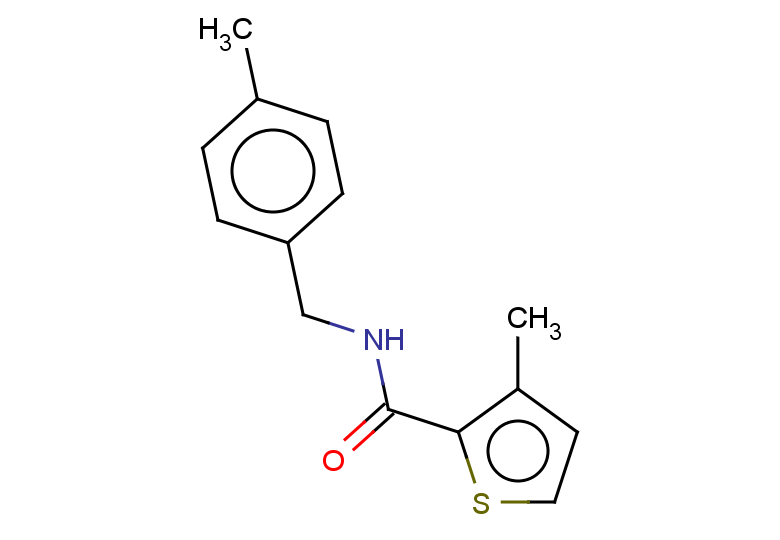 3-methyl-N-[(4-methylphenyl)methyl]thiophene-2-carboxamide