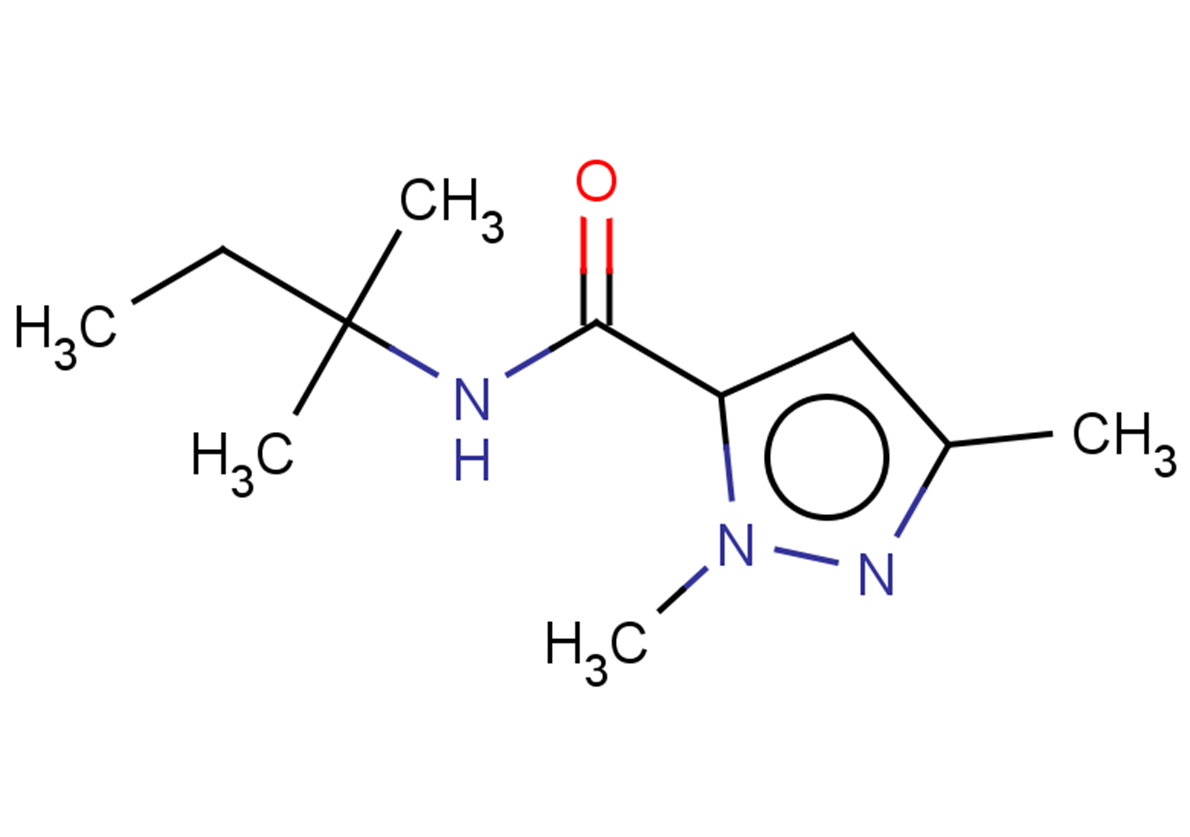 1,3-dimethyl-N-(2-methylbutan-2-yl)-1H-pyrazole-5-carboxamide