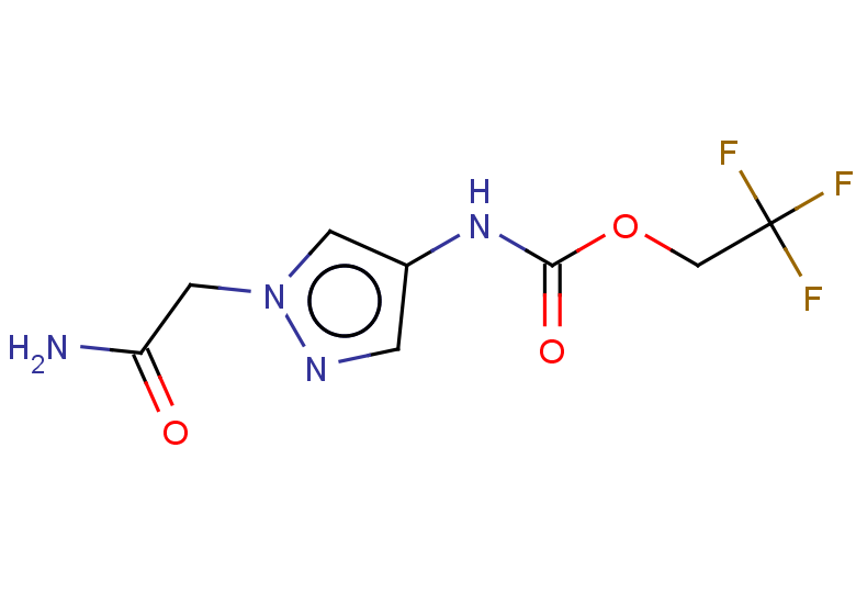 2,2,2-trifluoroethyl N-[1-(carbamoylmethyl)-1H-pyrazol-4-yl]carbamate