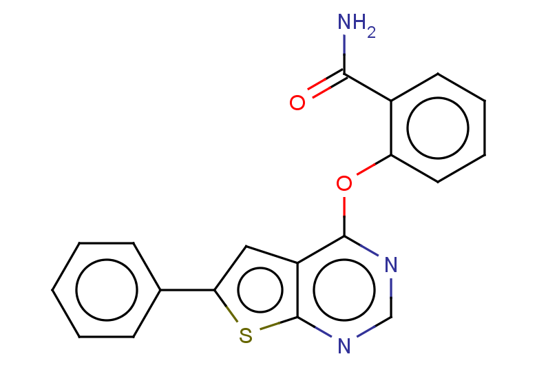 2-({6-phenylthieno[2,3-d]pyrimidin-4-yl}oxy)benzamide