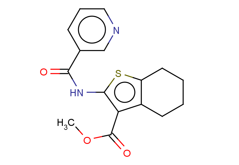 methyl 2-(pyridine-3-amido)-4,5,6,7-tetrahydro-1-benzothiophene-3-carboxylate