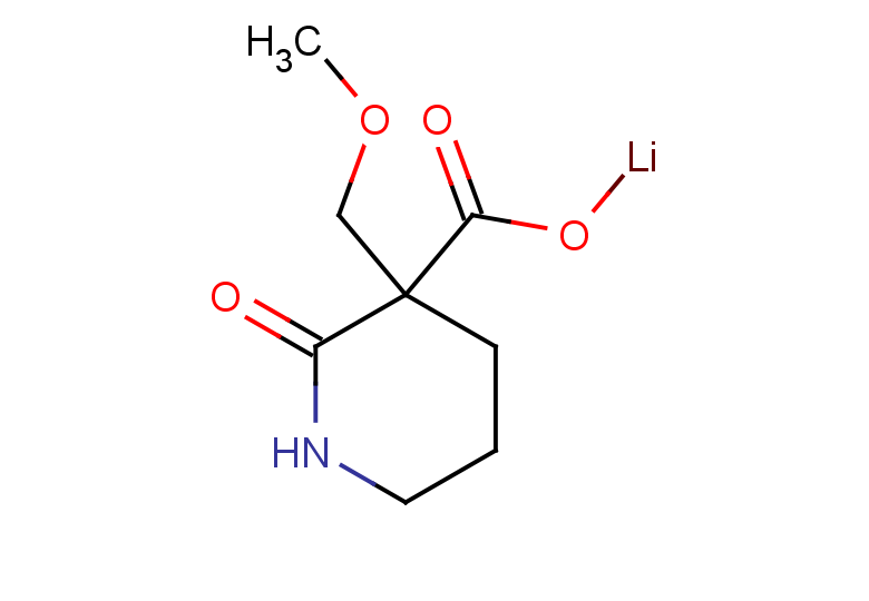 lithio 3-(methoxymethyl)-2-oxopiperidine-3-carboxylate
