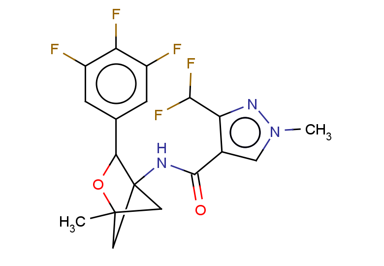 3-(difluoromethyl)-1-methyl-N-[1-methyl-3-(3,4,5-trifluorophenyl)-2-oxabicyclo[2.1.1]hexan-4-yl]-1H-pyrazole-4-carboxamide