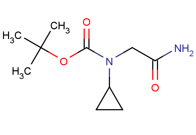 tert-butyl N-(carbamoylmethyl)-N-cyclopropylcarbamate