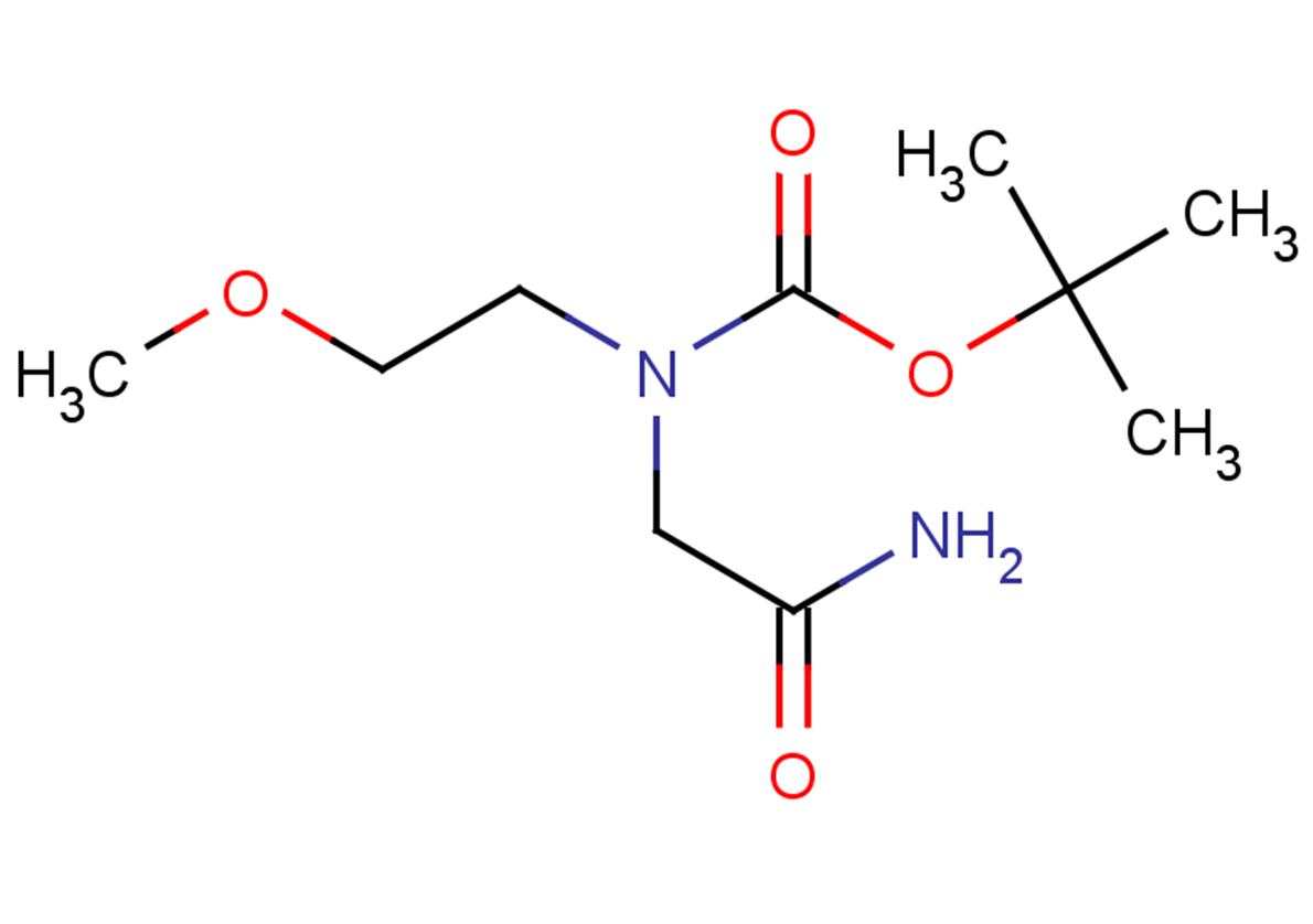 tert-butyl N-(carbamoylmethyl)-N-(2-methoxyethyl)carbamate
