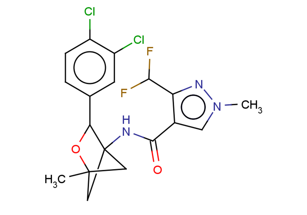 N-[3-(3,4-dichlorophenyl)-1-methyl-2-oxabicyclo[2.1.1]hexan-4-yl]-3-(difluoromethyl)-1-methyl-1H-pyrazole-4-carboxamide