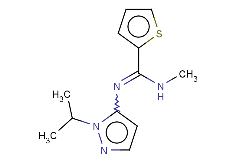 N-methyl-N'-[1-(propan-2-yl)-1H-pyrazol-5-yl]thiophene-2-carboximidamide