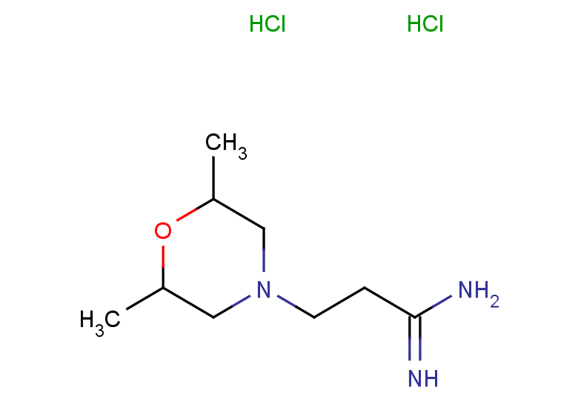 3-(2,6-dimethylmorpholin-4-yl)propanimidamide dihydrochloride
