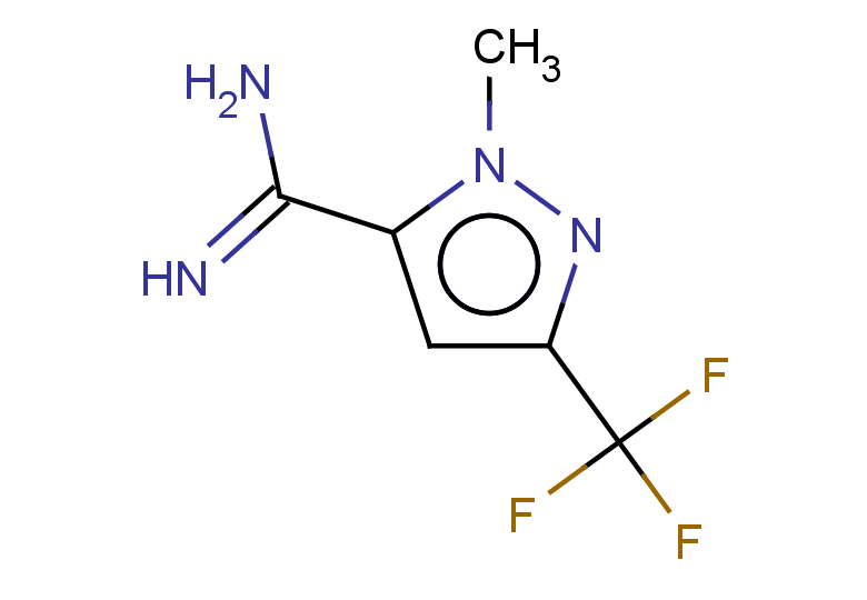 1-methyl-3-(trifluoromethyl)-1H-pyrazole-5-carboximidamide