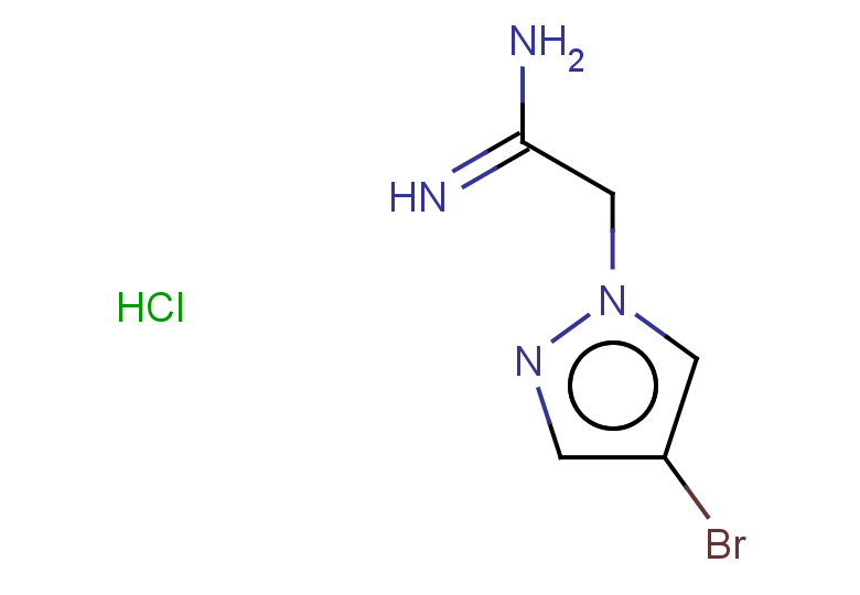 2-(4-bromo-1H-pyrazol-1-yl)ethanimidamide hydrochloride