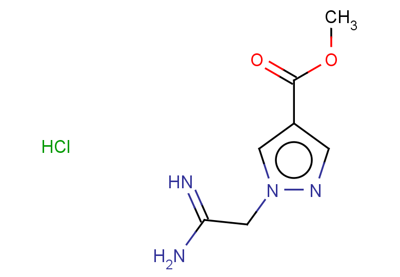 methyl 1-(carbamimidoylmethyl)-1H-pyrazole-4-carboxylate hydrochloride