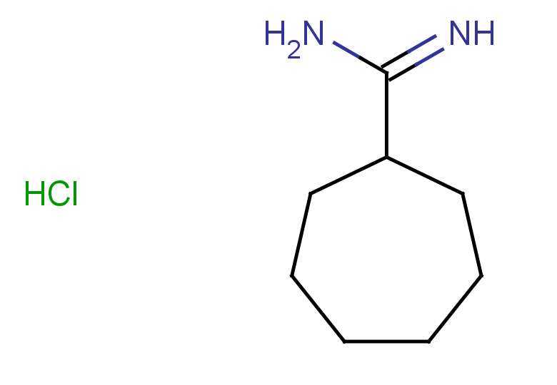 cycloheptanecarboximidamide hydrochloride