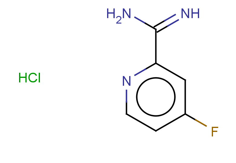 4-fluoropyridine-2-carboximidamide hydrochloride