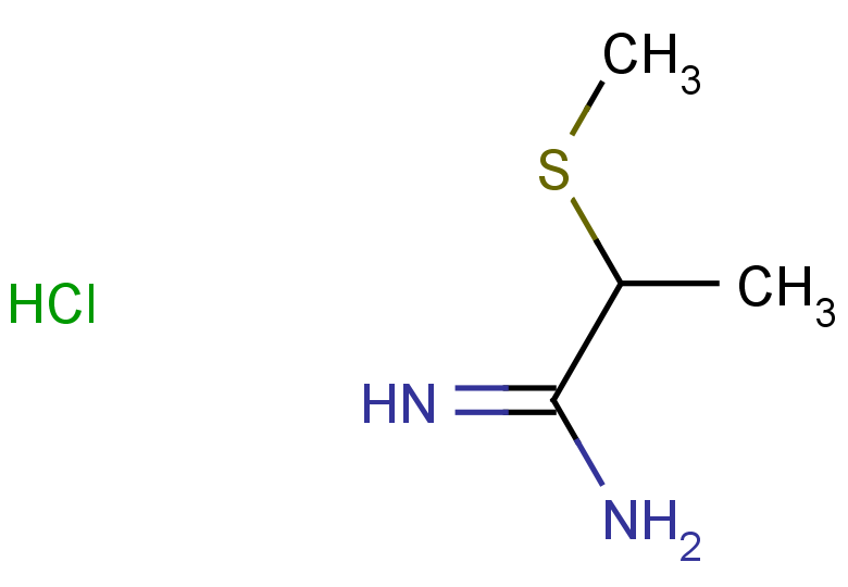 2-(methylsulfanyl)propanimidamide hydrochloride