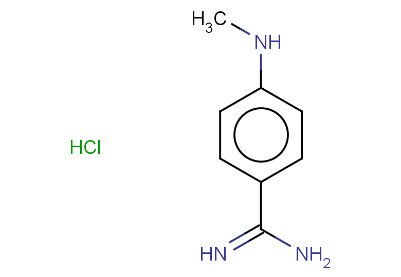 4-(methylamino)benzene-1-carboximidamide hydrochloride