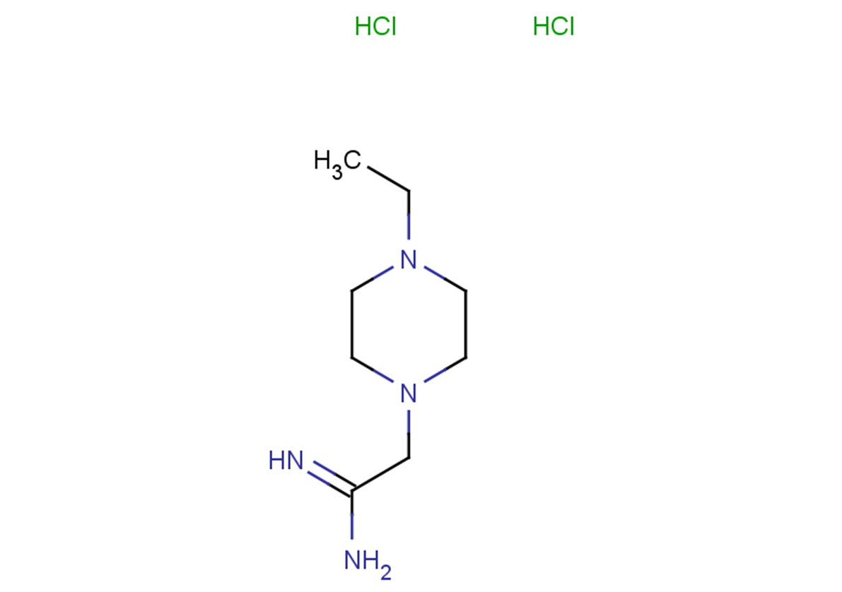 2-(4-ethylpiperazin-1-yl)ethanimidamide dihydrochloride