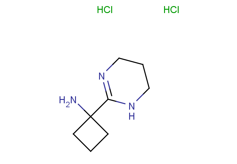 1-(1,4,5,6-tetrahydropyrimidin-2-yl)cyclobutan-1-amine dihydrochloride