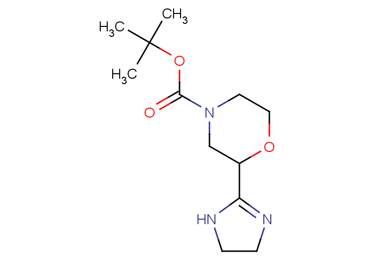 tert-butyl 2-(4,5-dihydro-1H-imidazol-2-yl)morpholine-4-carboxylate