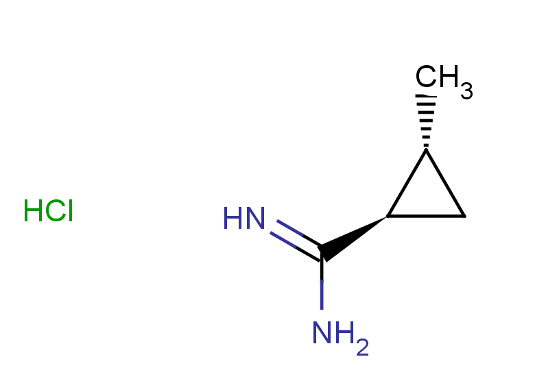 (1R,2R)-2-methylcyclopropane-1-carboximidamide hydrochloride