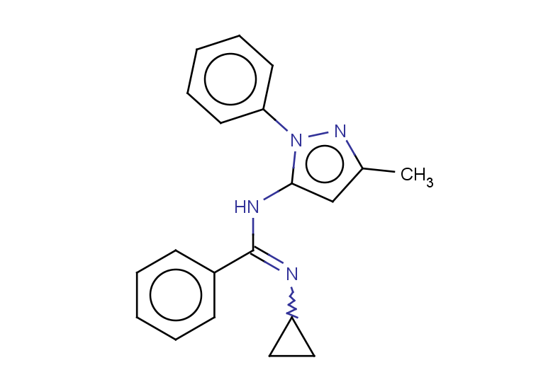 N'-cyclopropyl-N-(3-methyl-1-phenyl-1H-pyrazol-5-yl)benzenecarboximidamide