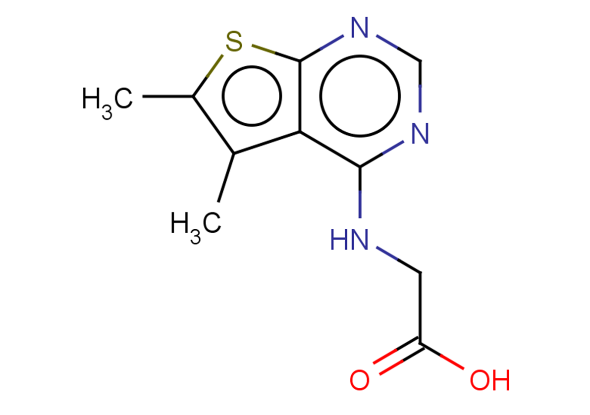 2-({5,6-dimethylthieno[2,3-d]pyrimidin-4-yl}amino)acetic acid