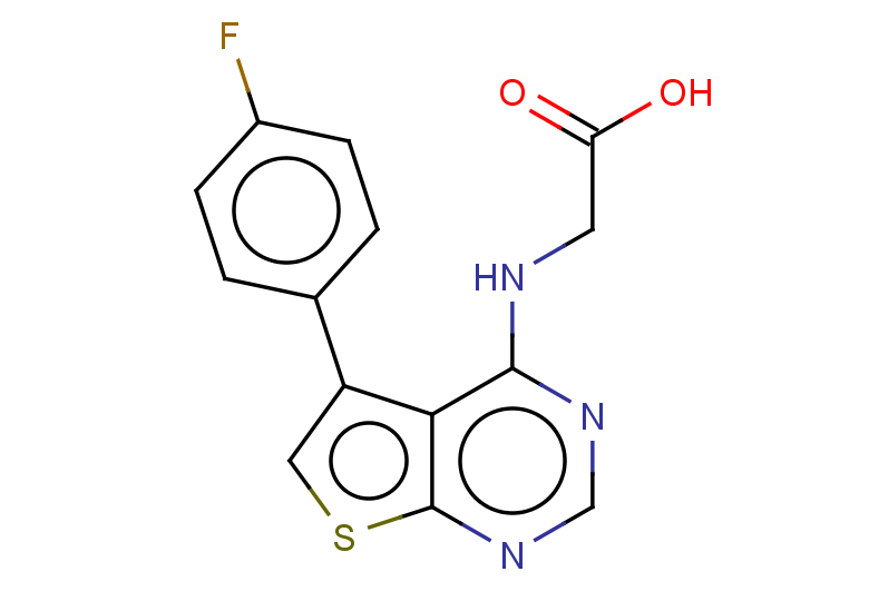 2-{[5-(4-fluorophenyl)thieno[2,3-d]pyrimidin-4-yl]amino}acetic acid