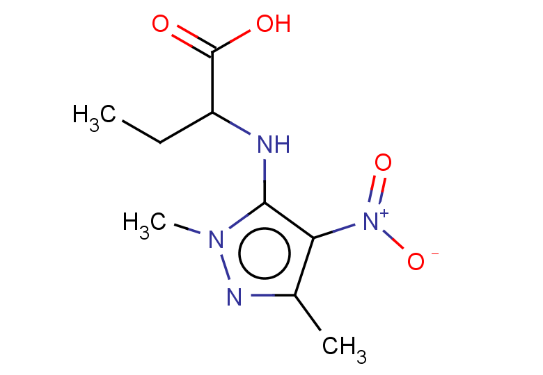 2-[(1,3-dimethyl-4-nitro-1H-pyrazol-5-yl)amino]butanoic acid
