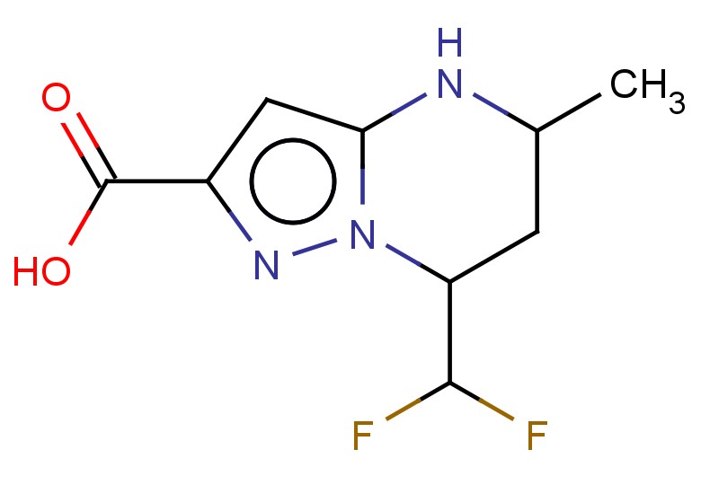 7-(difluoromethyl)-5-methyl-4H,5H,6H,7H-pyrazolo[1,5-a]pyrimidine-2-carboxylic acid