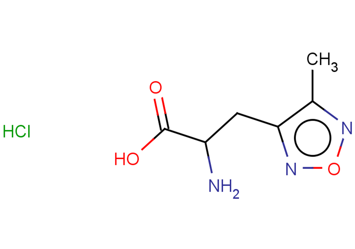 2-amino-3-(4-methyl-1,2,5-oxadiazol-3-yl)propanoic acid hydrochloride