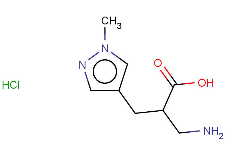 3-amino-2-[(1-methyl-1H-pyrazol-4-yl)methyl]propanoic acid hydrochloride