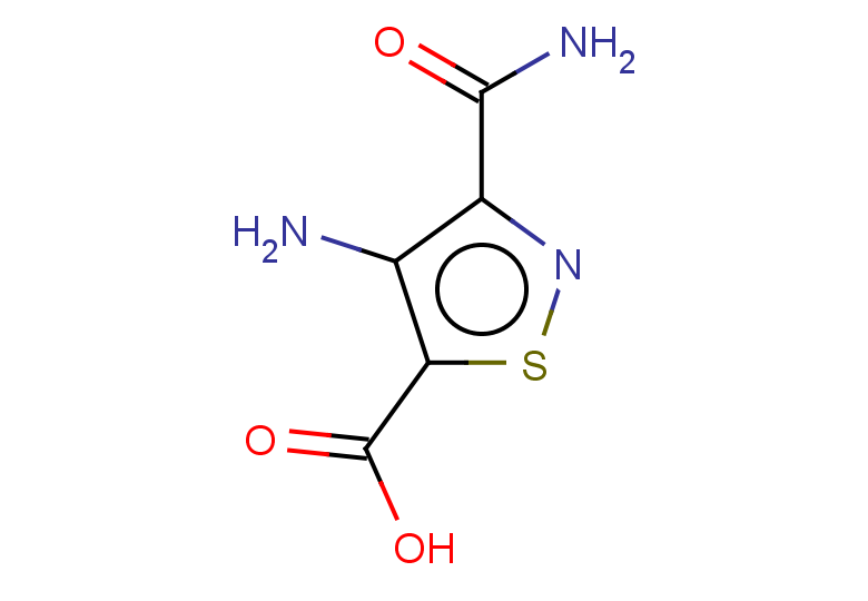 4-amino-3-carbamoyl-1,2-thiazole-5-carboxylic acid