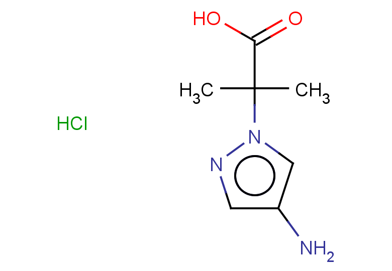 2-(4-amino-1H-pyrazol-1-yl)-2-methylpropanoic acid hydrochloride