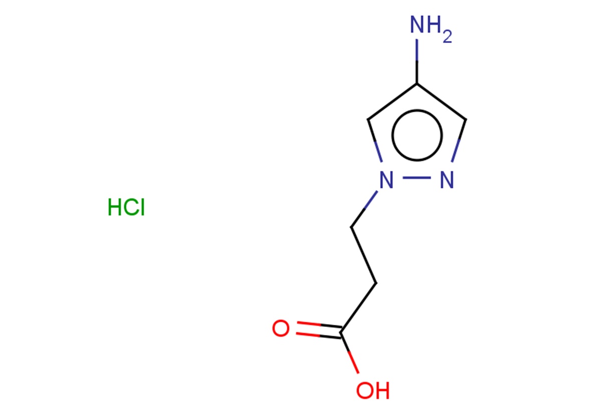 3-(4-amino-1H-pyrazol-1-yl)propanoic acid hydrochloride