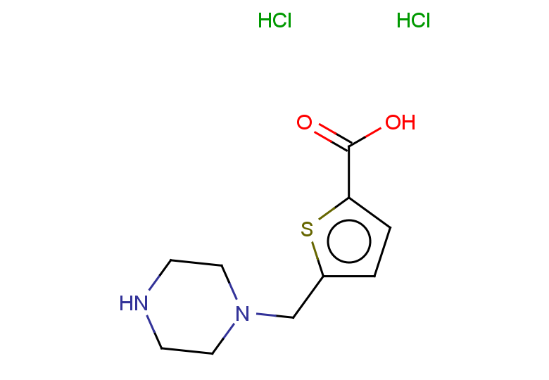 5-(piperazin-1-ylmethyl)thiophene-2-carboxylic acid dihydrochloride