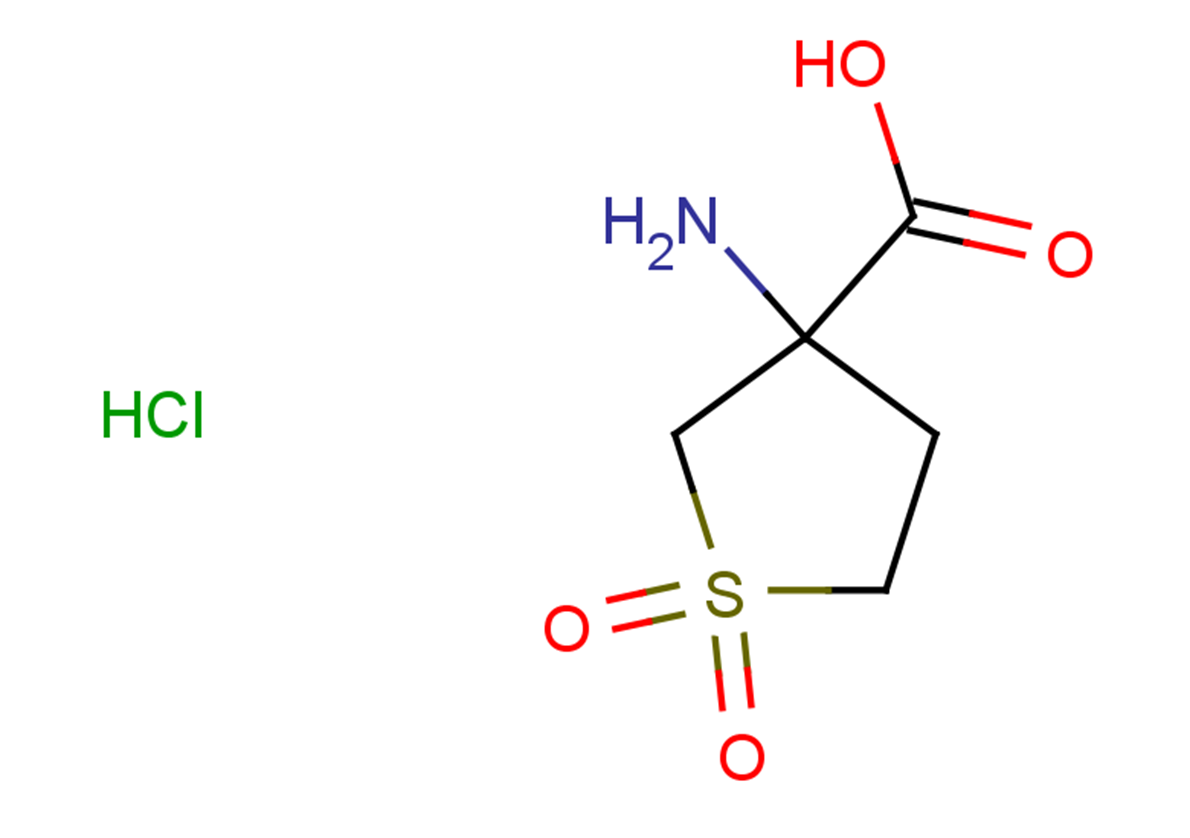 3-amino-1,1-dioxo-1lambda6-thiolane-3-carboxylic acid hydrochloride