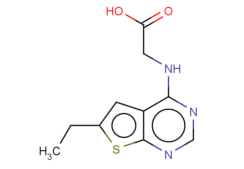 2-({6-ethylthieno[2,3-d]pyrimidin-4-yl}amino)acetic acid