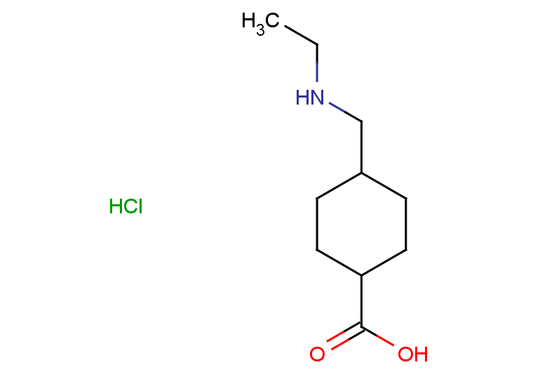 4-[(ethylamino)methyl]cyclohexane-1-carboxylic acid hydrochloride