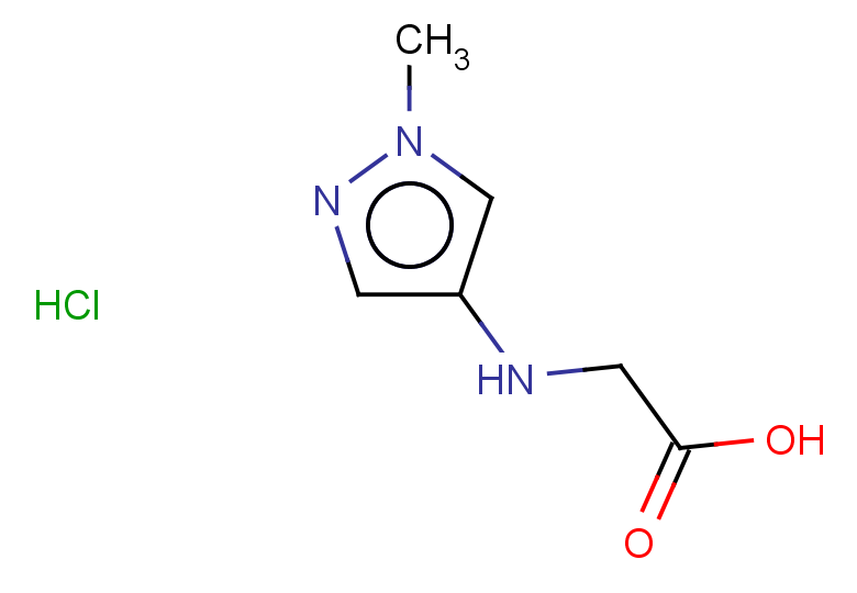 2-[(1-methyl-1H-pyrazol-4-yl)amino]acetic acid hydrochloride