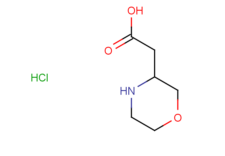 2-(morpholin-3-yl)acetic acid hydrochloride