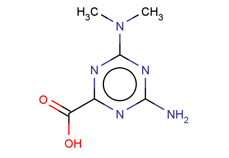 4-amino-6-(dimethylamino)-1,3,5-triazine-2-carboxylic acid