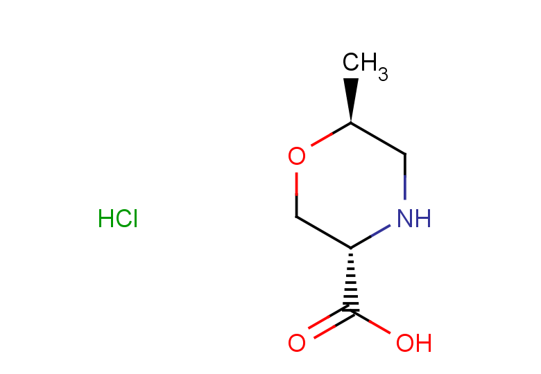 (3S,6S)-6-methylmorpholine-3-carboxylic acid hydrochloride