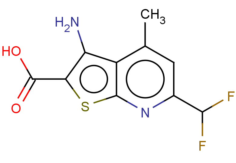 3-amino-6-(difluoromethyl)-4-methylthieno[2,3-b]pyridine-2-carboxylic acid
