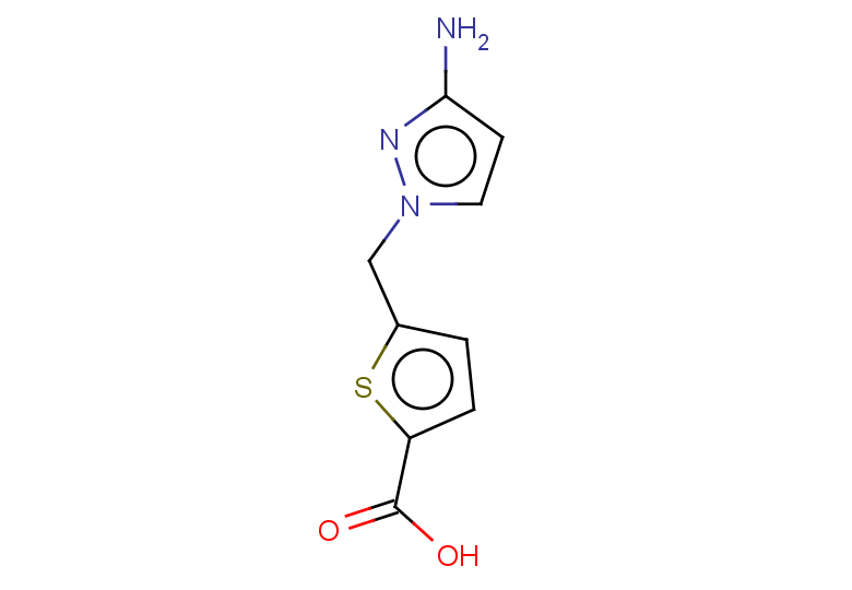 5-[(3-amino-1H-pyrazol-1-yl)methyl]thiophene-2-carboxylic acid