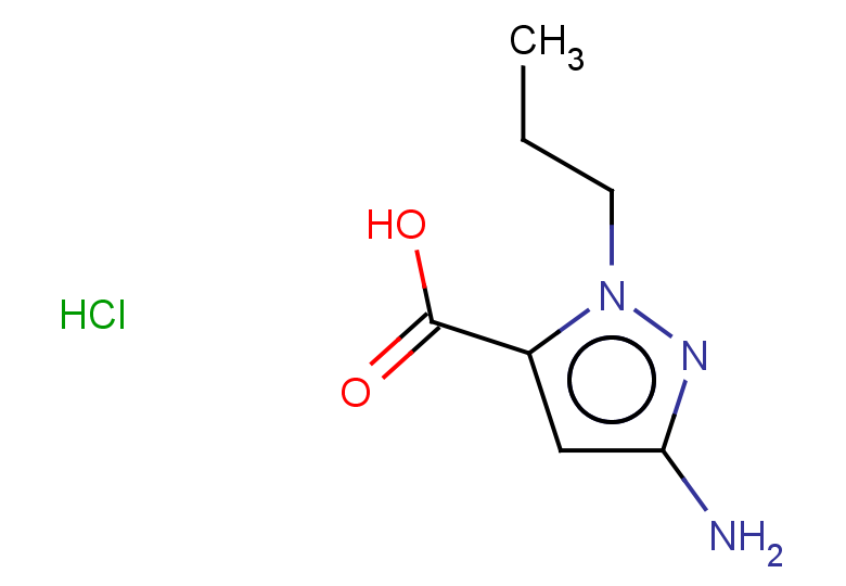 3-amino-1-propyl-1H-pyrazole-5-carboxylic acid hydrochloride
