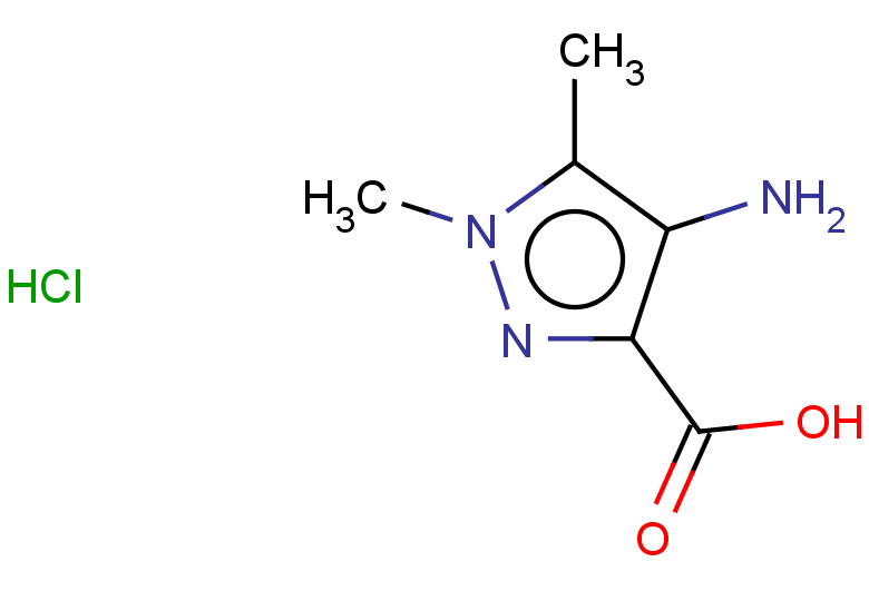 4-amino-1,5-dimethyl-1H-pyrazole-3-carboxylic acid hydrochloride