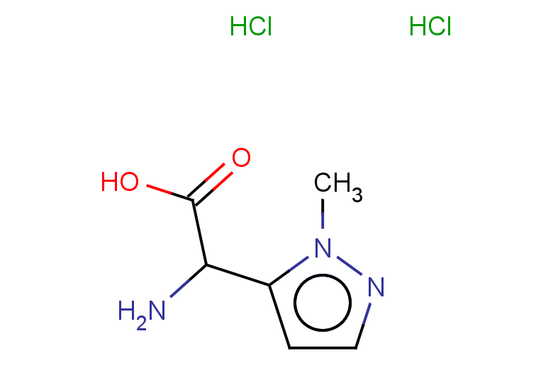 2-amino-2-(1-methyl-1H-pyrazol-5-yl)acetic acid dihydrochloride