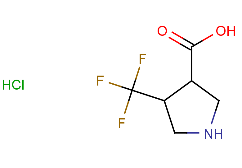 4-(trifluoromethyl)pyrrolidine-3-carboxylic acid hydrochloride